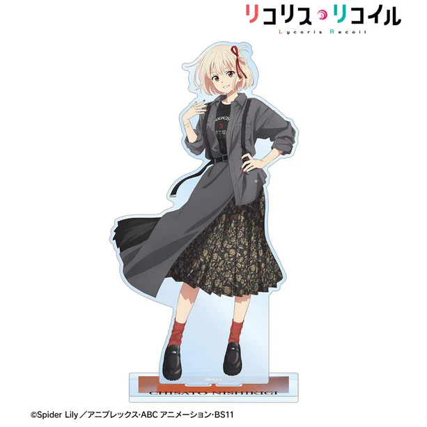 【アルマビアンカ】TVアニメ「リコリス・リコイル」 meagratiaコラボ 描き下ろし 錦木千束 特大アクリルスタンド