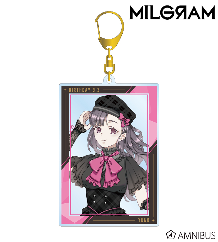 【アルマビアンカ】MILGRAM -ミルグラム- 描き下ろし ユノ バースデーver. 第2弾 BIGアクリルキーホルダー