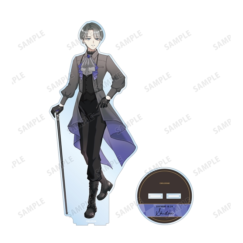 【アルマビアンカ】MILGRAM -ミルグラム- 描き下ろし シドウ バースデーver. 第2弾 特大アクリルスタンド