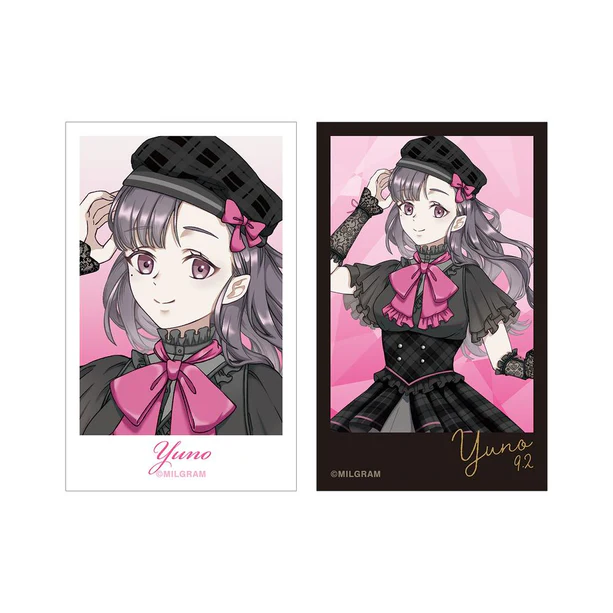 【アルマビアンカ】MILGRAM -ミルグラム- 描き下ろし ユノ バースデーver. 第2弾 インスタントカメラ風イラストカード2枚セット
