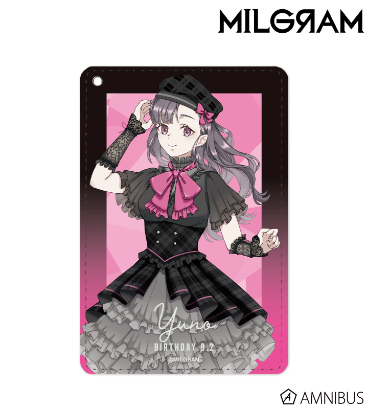 【アルマビアンカ】MILGRAM -ミルグラム- 描き下ろし ユノ バースデーver. 第2弾 1ポケットパスケース