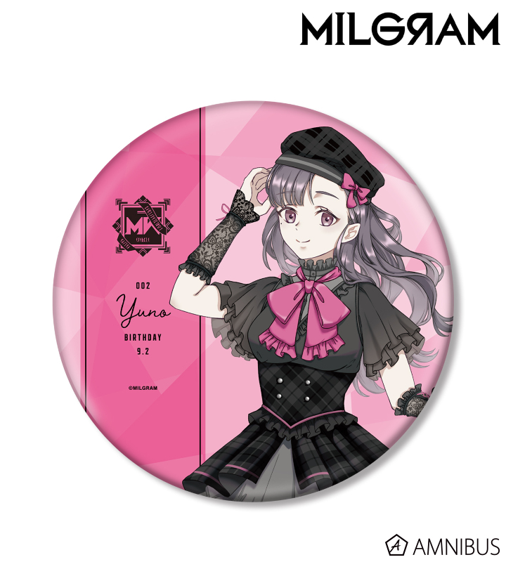【アルマビアンカ】MILGRAM -ミルグラム- 描き下ろし ユノ バースデーver. 第2弾 BIG缶バッジ