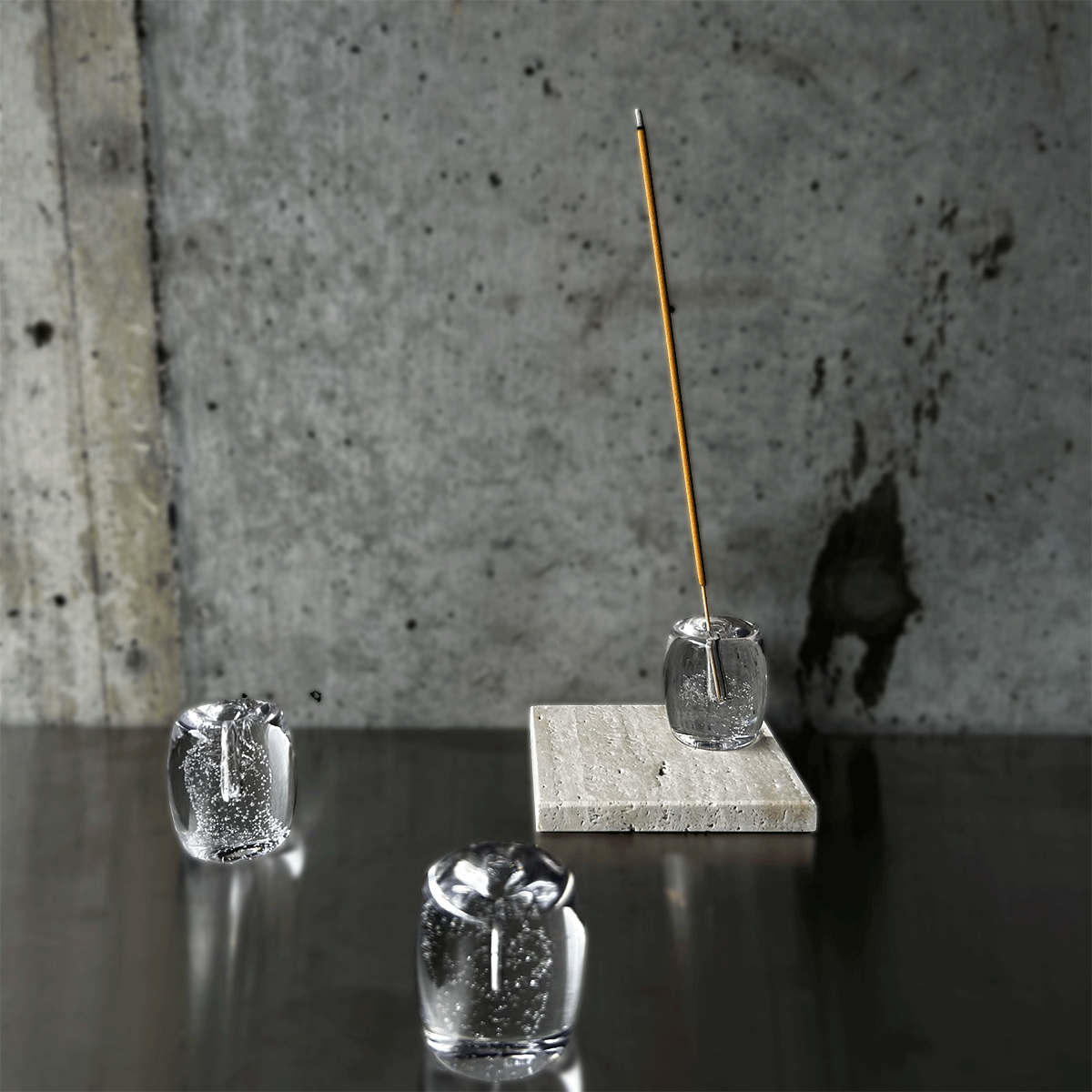 【The Bubble Insence Stand】ガラスの中に息づく、静寂のアート