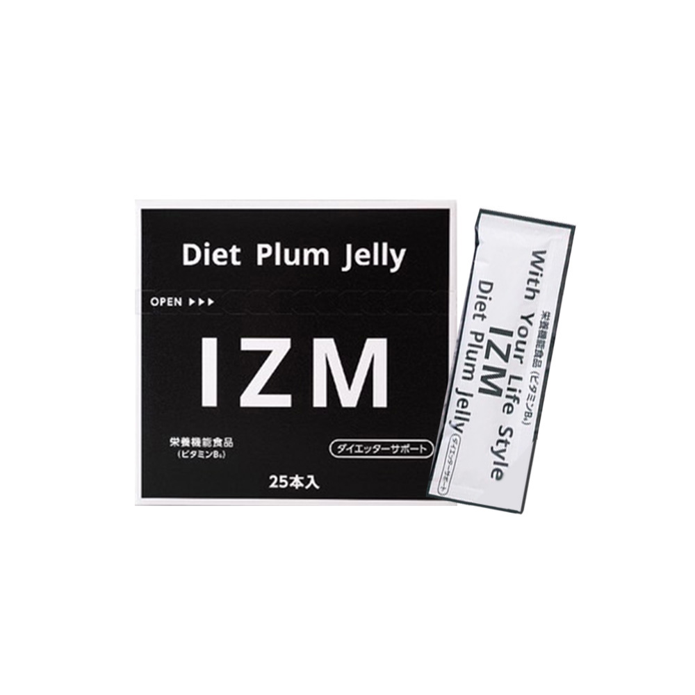 IZM ダイエット プラム ゼリー DIET PLUM JELLY 1箱 25本入り（1本20g）