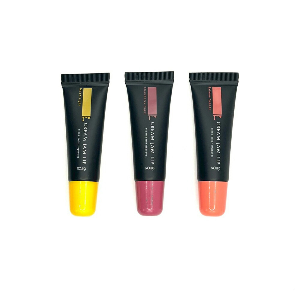 SOIS No.119 クリームジャムリップ 9g moon light（ムーンライト）salmon sunset（サーモンサンセット）strawberry night（ストロベリーナイト）