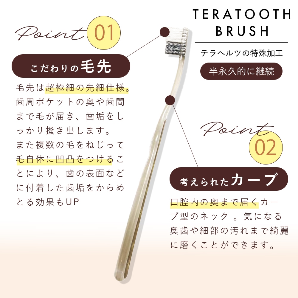 TERA TOOTHBRUSH（テラヘルツ歯ブラシ）1本 テラヘルツ