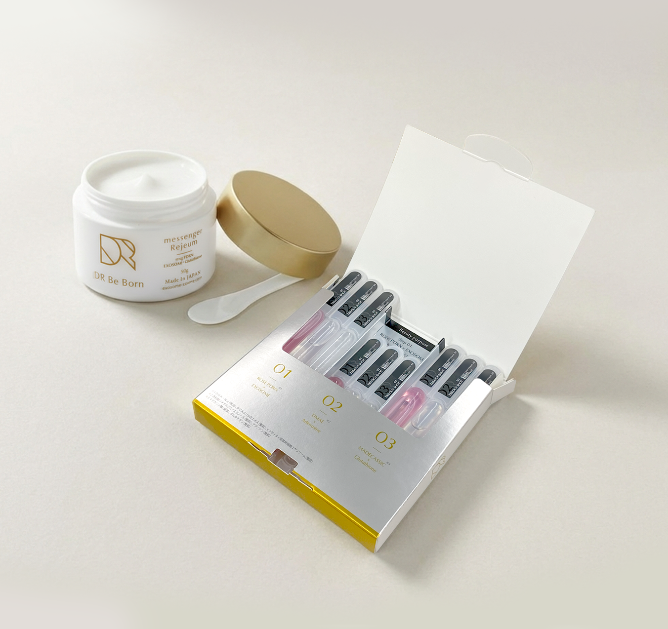 【2.3月限定】DRBB メッセンジャーリジューム 50g ＋トリロジーショット各2mL×3本付