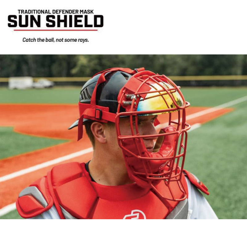 (SUN SHIELD)サンシールド TRADITIONAL DEFENDER MASK 捕手用サングラス 審判用サングラス 株式会社