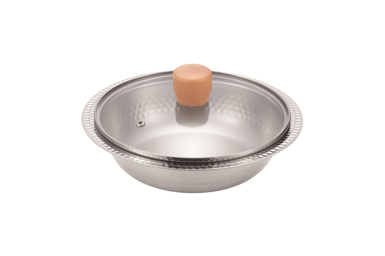 煌六花　卓上鍋21cm（ガラス蓋付）