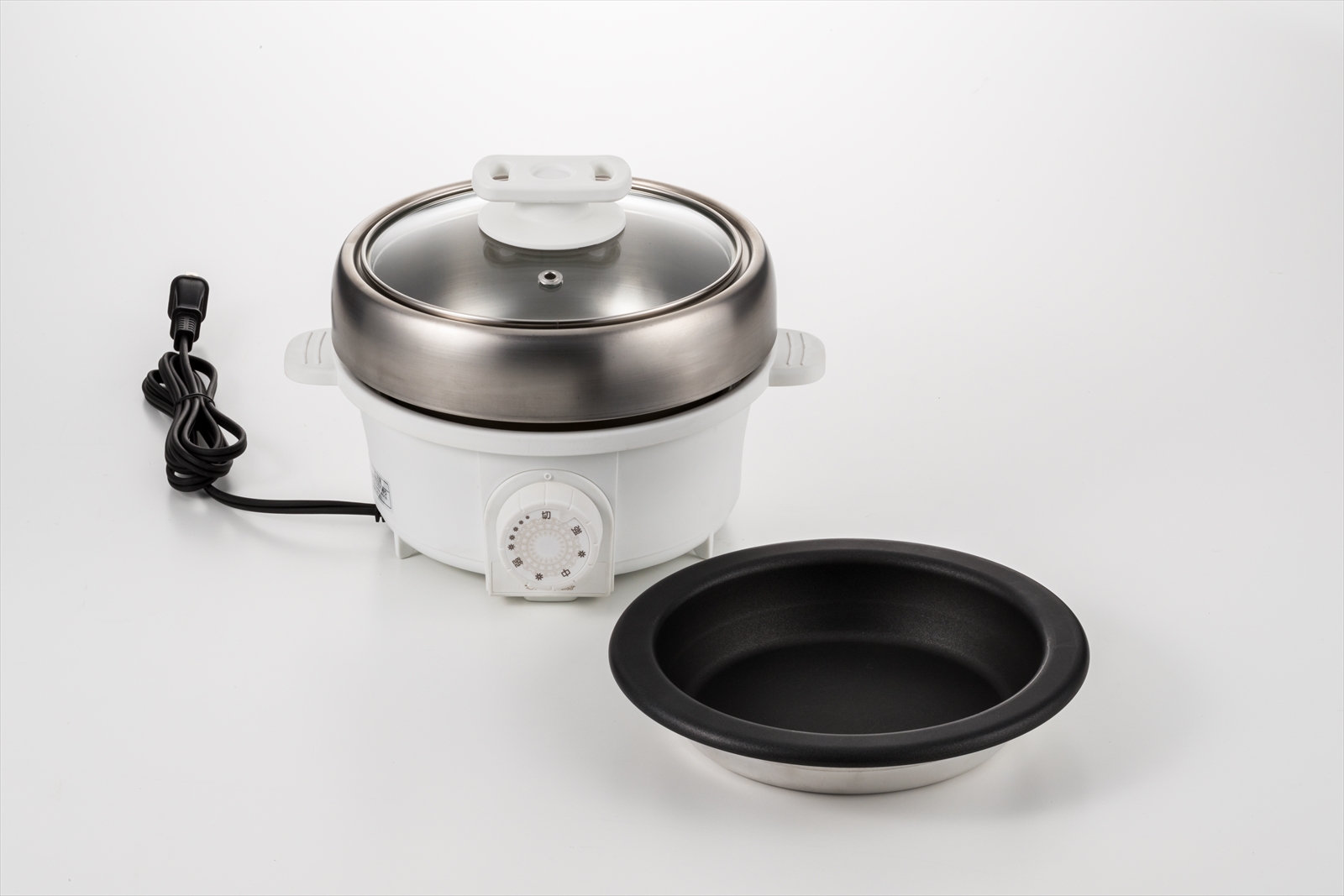 プチ・プレジール　電気ミニグリル鍋　ホワイト