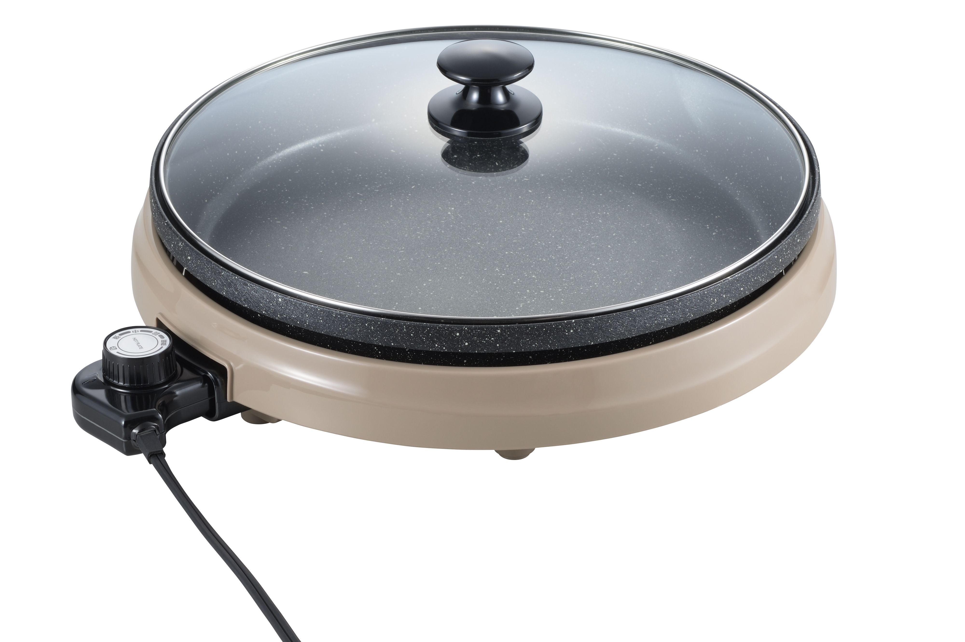 プチ・プレジール　深型マーブルホットプレート　33cm