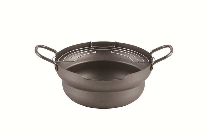 創燕　段付き天ぷら鍋26cm