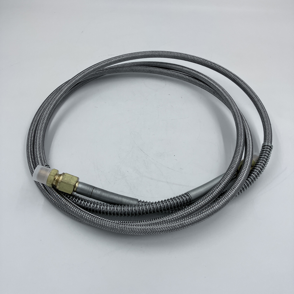 テフロンホース　3/8BX3M SUSﾌﾞﾚｰﾄﾞ GSﾂｷ