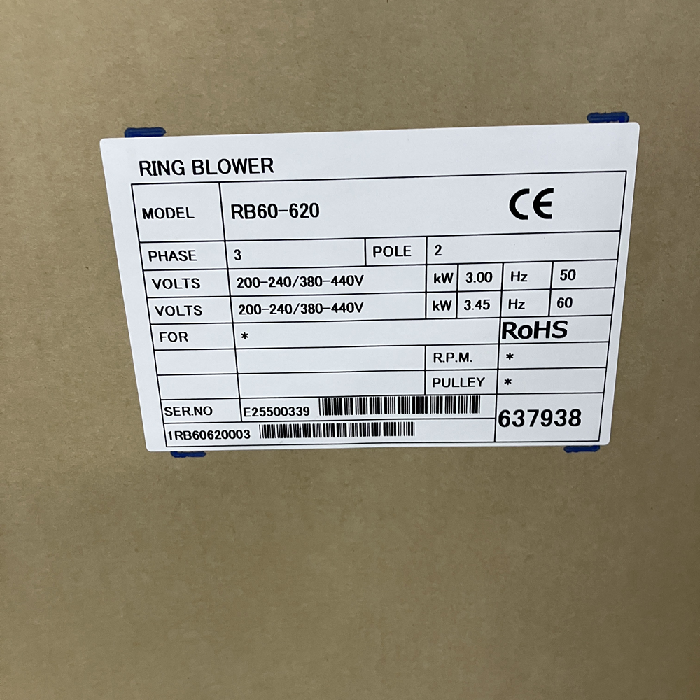 リングブロワ　RB60-620 3.0KW
