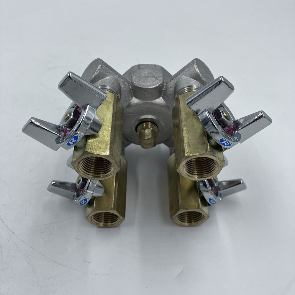 マニホールド　3/8X4-3/4B NO4ｾｯﾄ ｱﾅｱﾘ