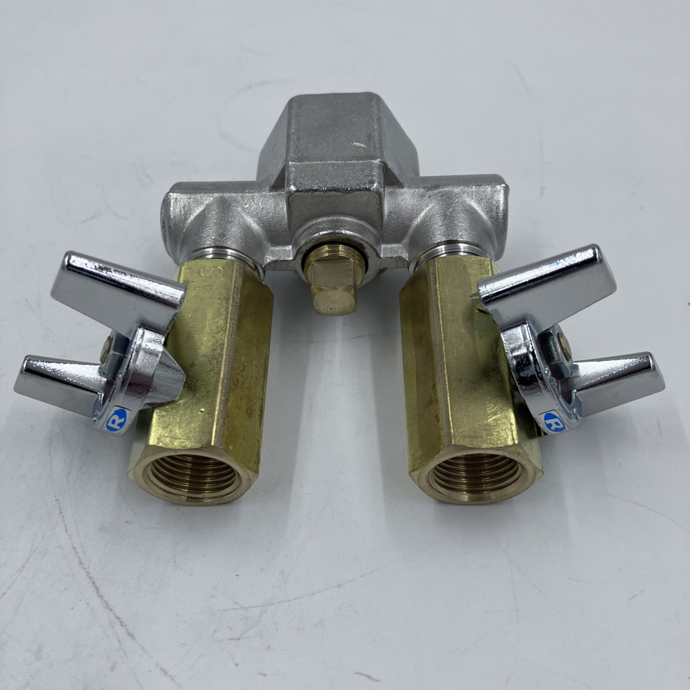 マニホールド　3/4-3/8X2,NO2ｾｯﾄ ｱﾅｱﾘ