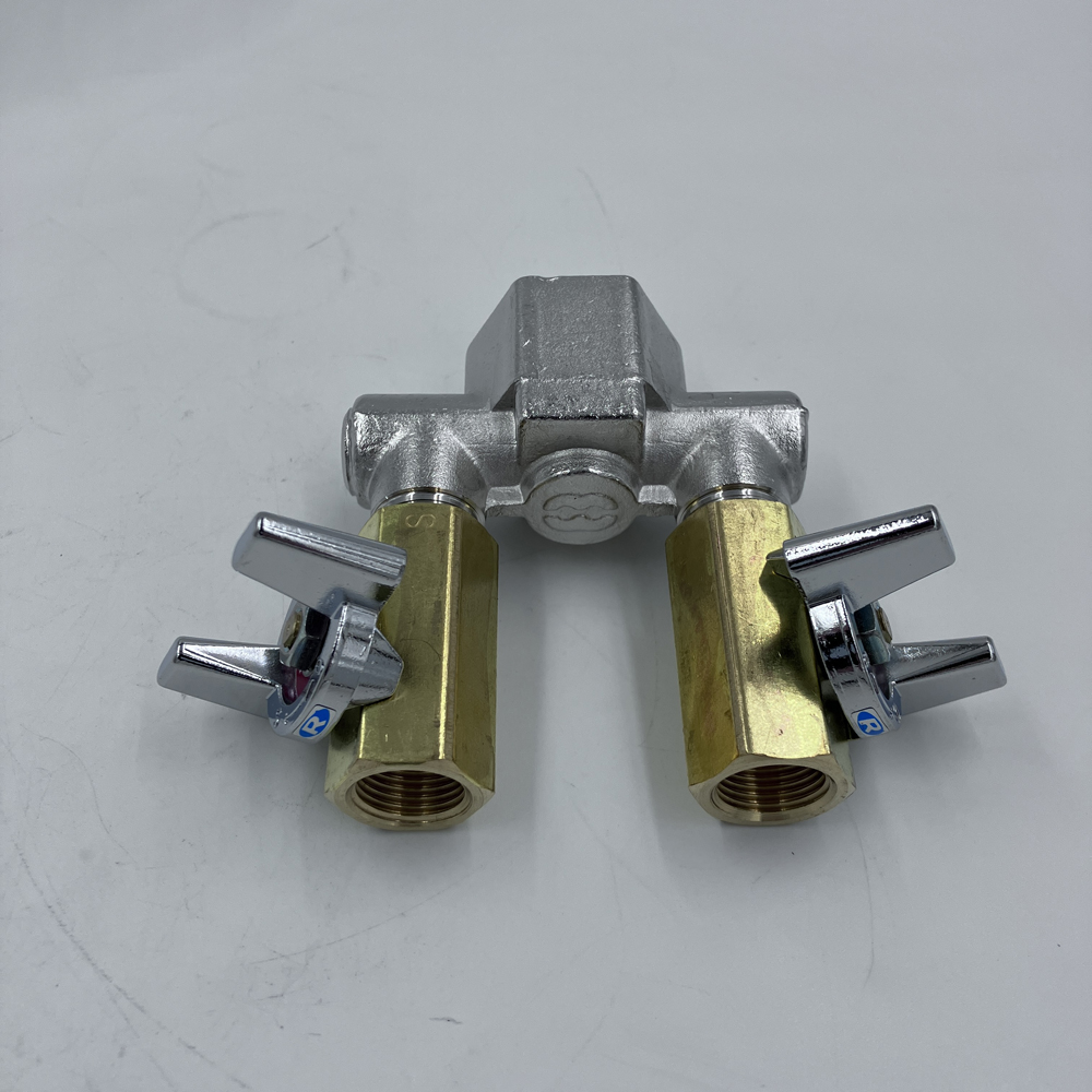 マニホールド　3/4-3/8X2,NO1ｾｯﾄ ﾒｸﾗ