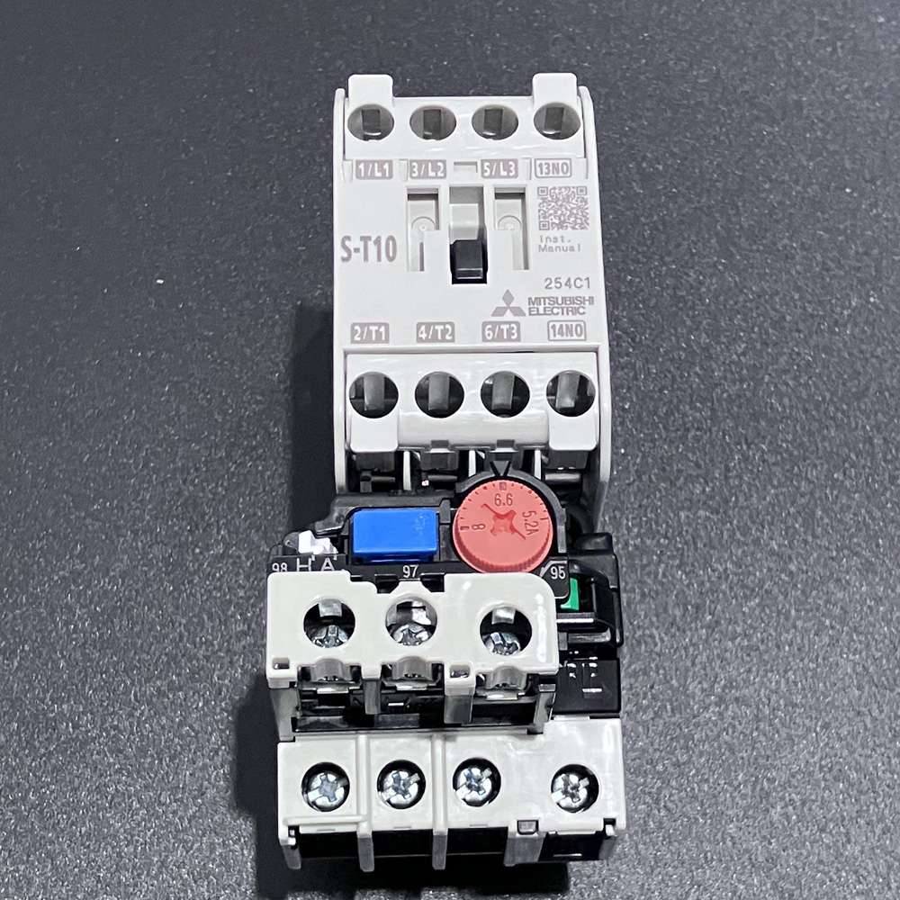 電磁開閉器　MSO-T10KP 5.2-8A 1A