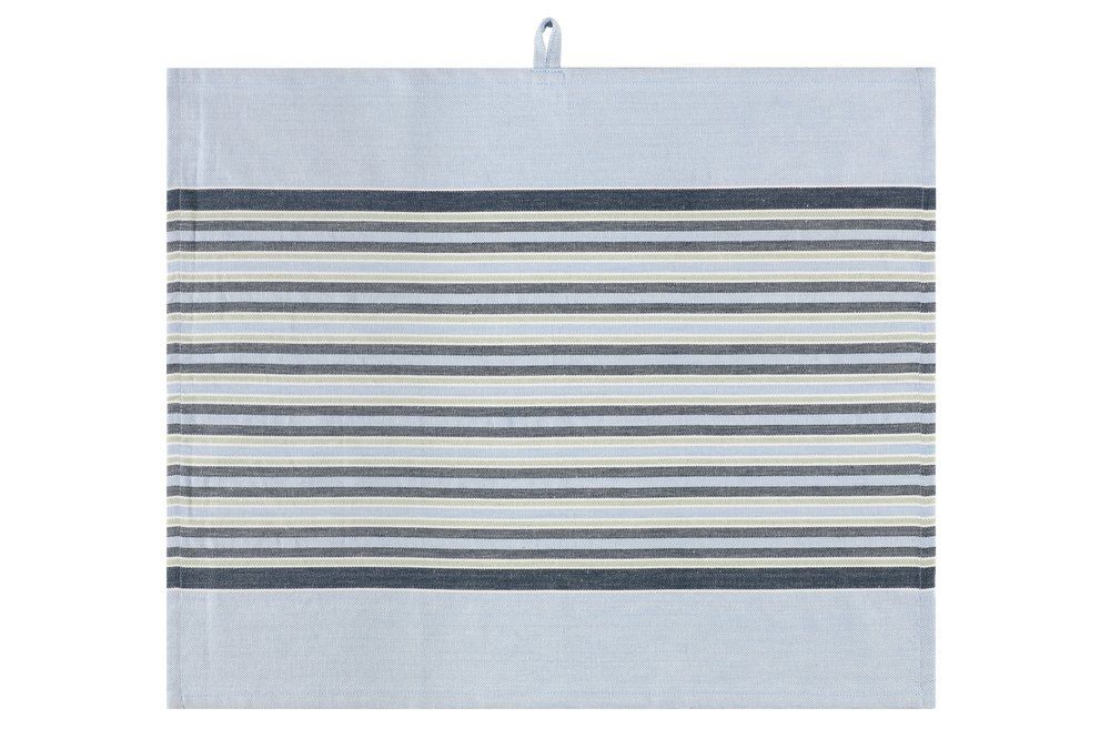 4 Living ｻｳﾅｼｰﾄ ｽﾄﾗｲﾌﾟﾌﾞﾙｰ 60x50cm 646166