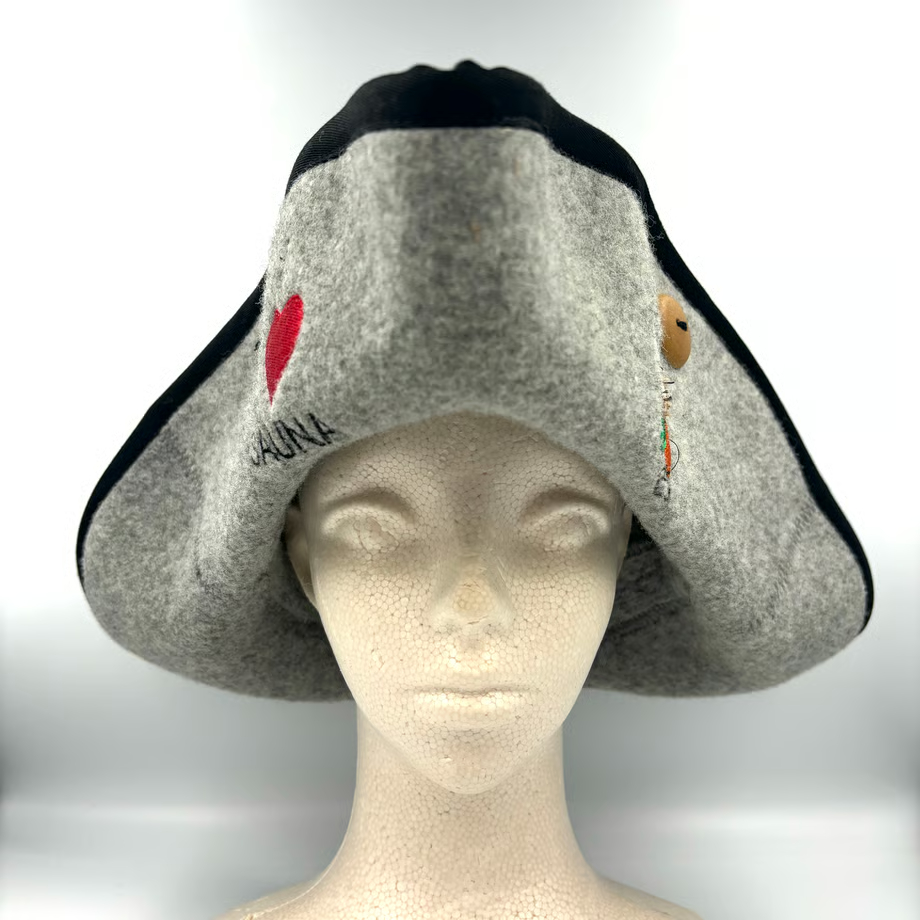 サウナハット【トリコーンハット】フェルト