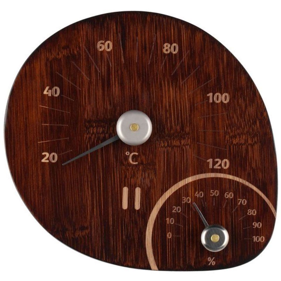 rento 温湿度計 バンブーダークブラック 638897