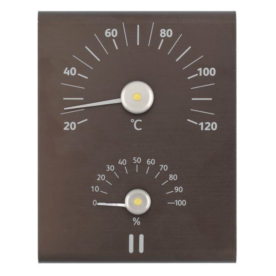 rento 温湿度計 ダーク 630608