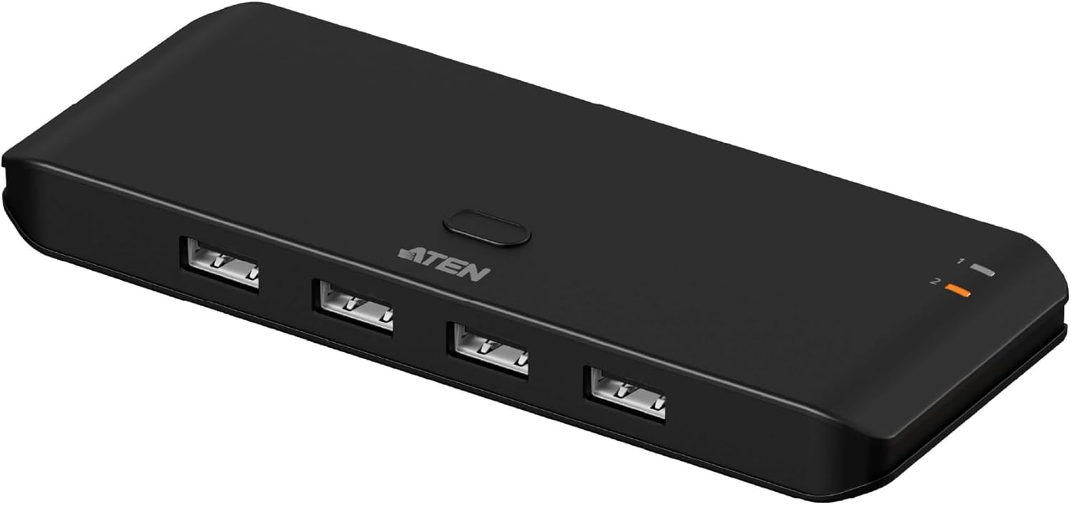 ATEN essentials PC2台用 USB2.0 切替器（4デバイス接続） US4224