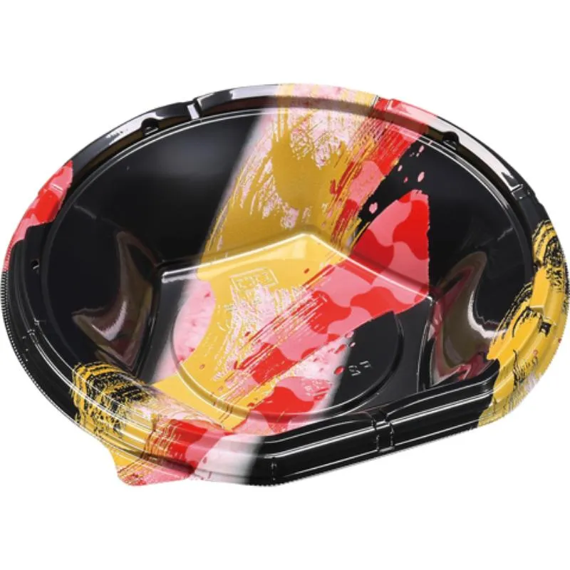 MSD半月丼18-17（40）風雷赤　嵌合蓋セット