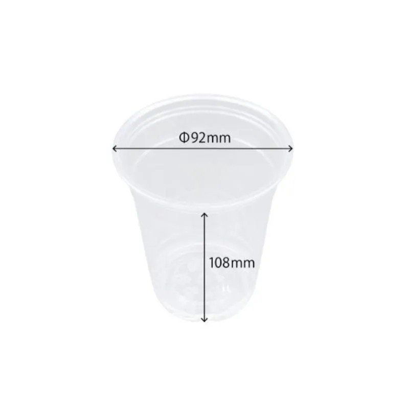 プラコップ クリアカップDY-92-12　フタセット