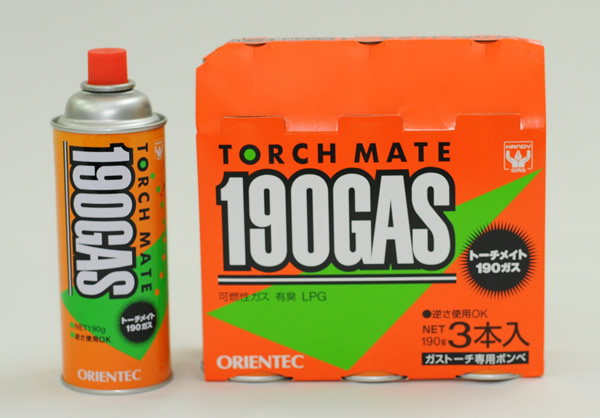 パワートーチ専用ボンベ　トーチメイト190