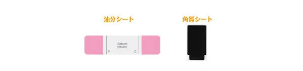 油分、角質は専用のシートを使用することでより詳細に診断