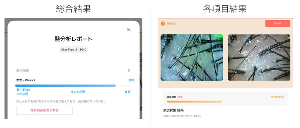 分かりやすい分析結果
