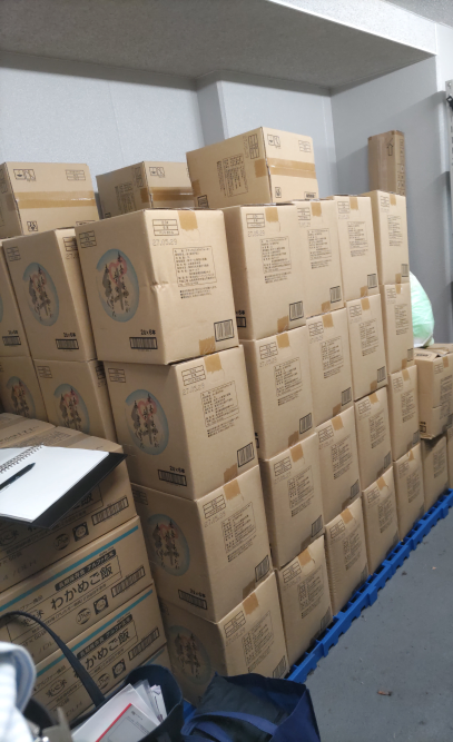 企業 防災備蓄品 納入イメージ