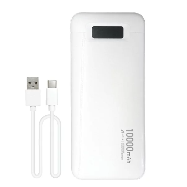 【充電式】スマホ用モバイルバッテリー　エアージェイ【10,000mAｈ】　