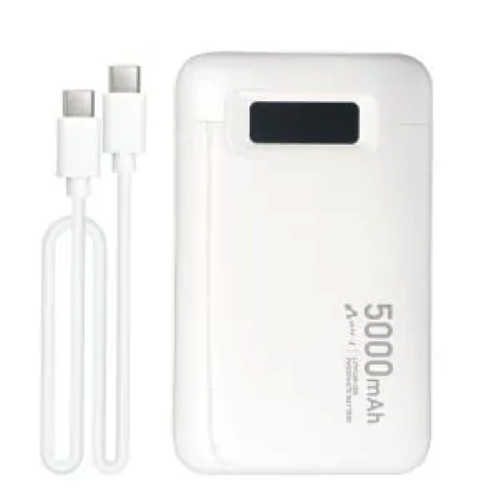 【充電式】スマホ用モバイルバッテリー　エアージェイ【5,000mAｈ】　