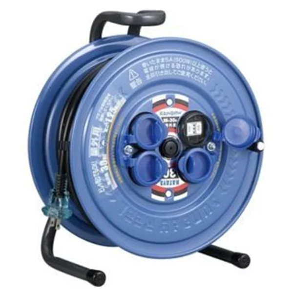 コードリール　【防雨型】コンセント4個付き