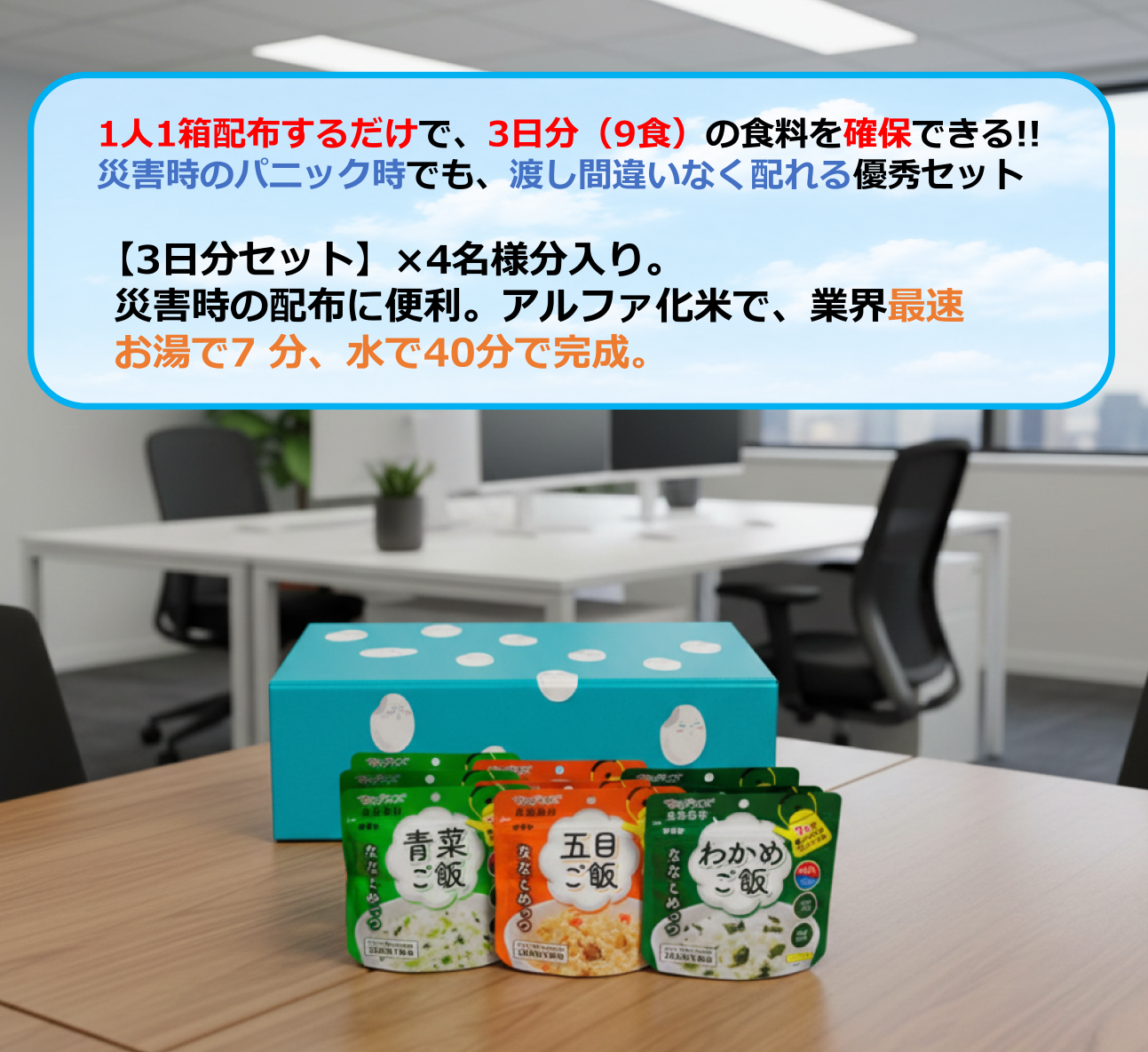 防災セット画像