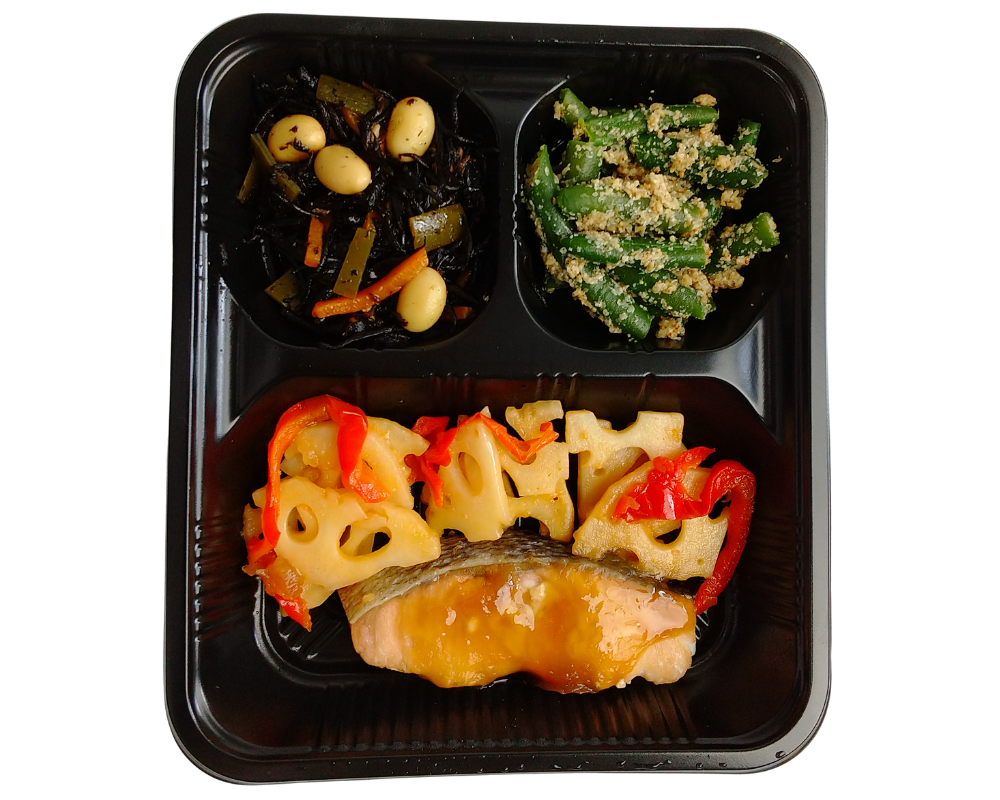 焼鮭の醤油風味だれ