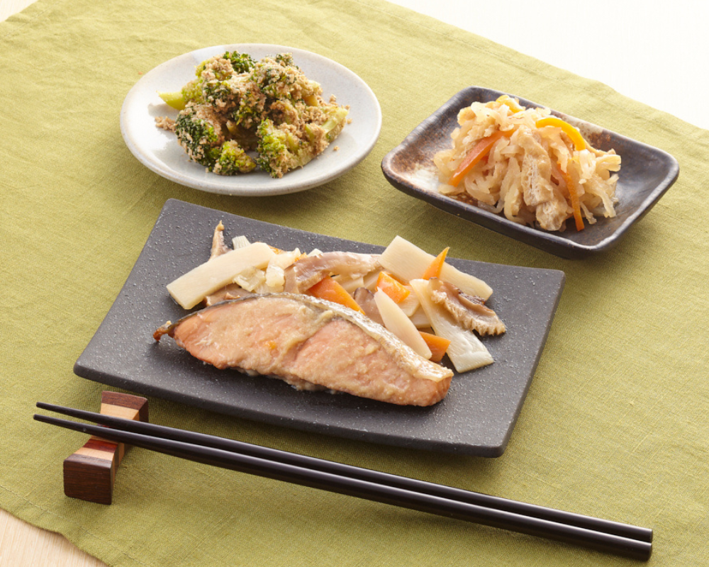 鮭のちゃんちゃん焼き風