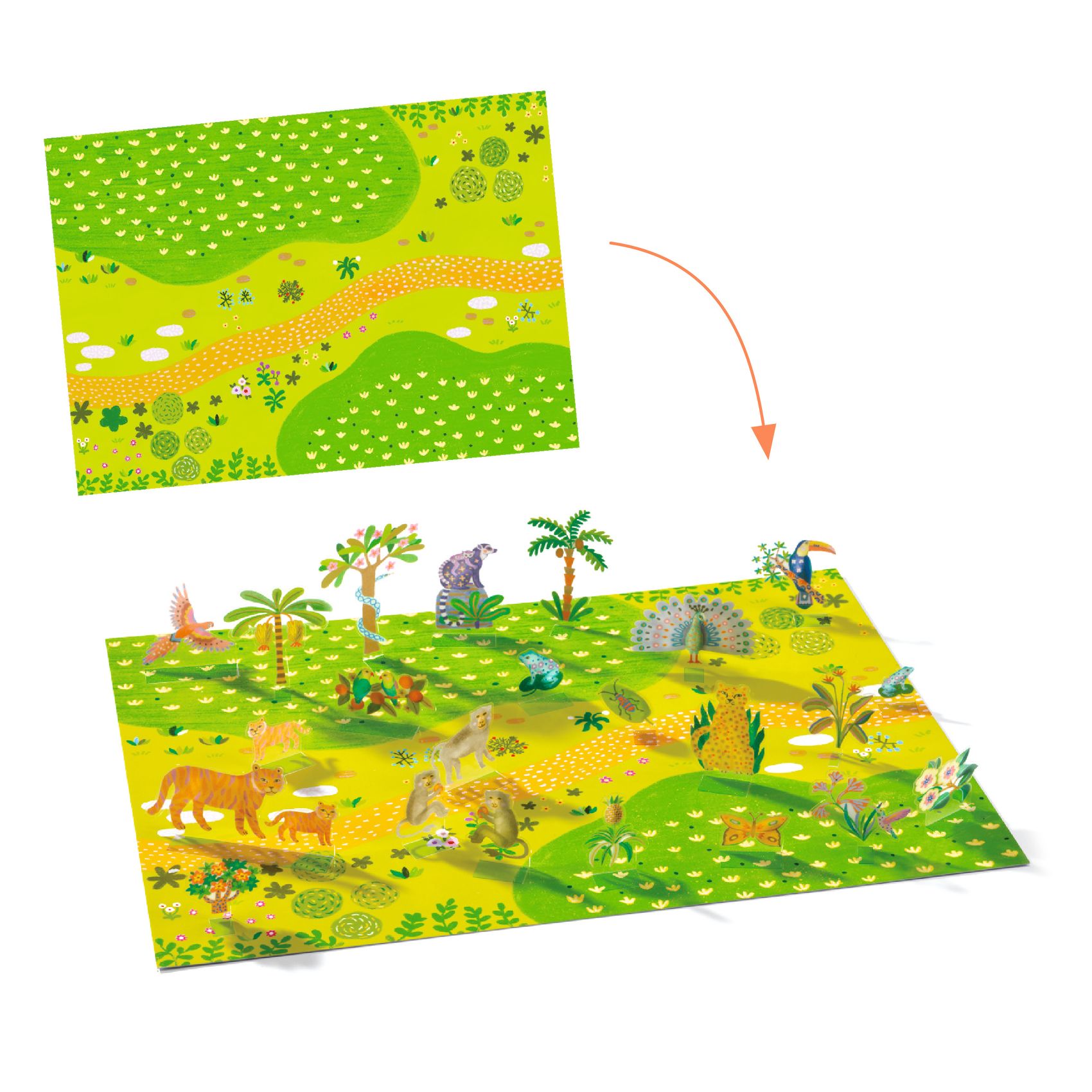 リフトアップステッカー アニマル