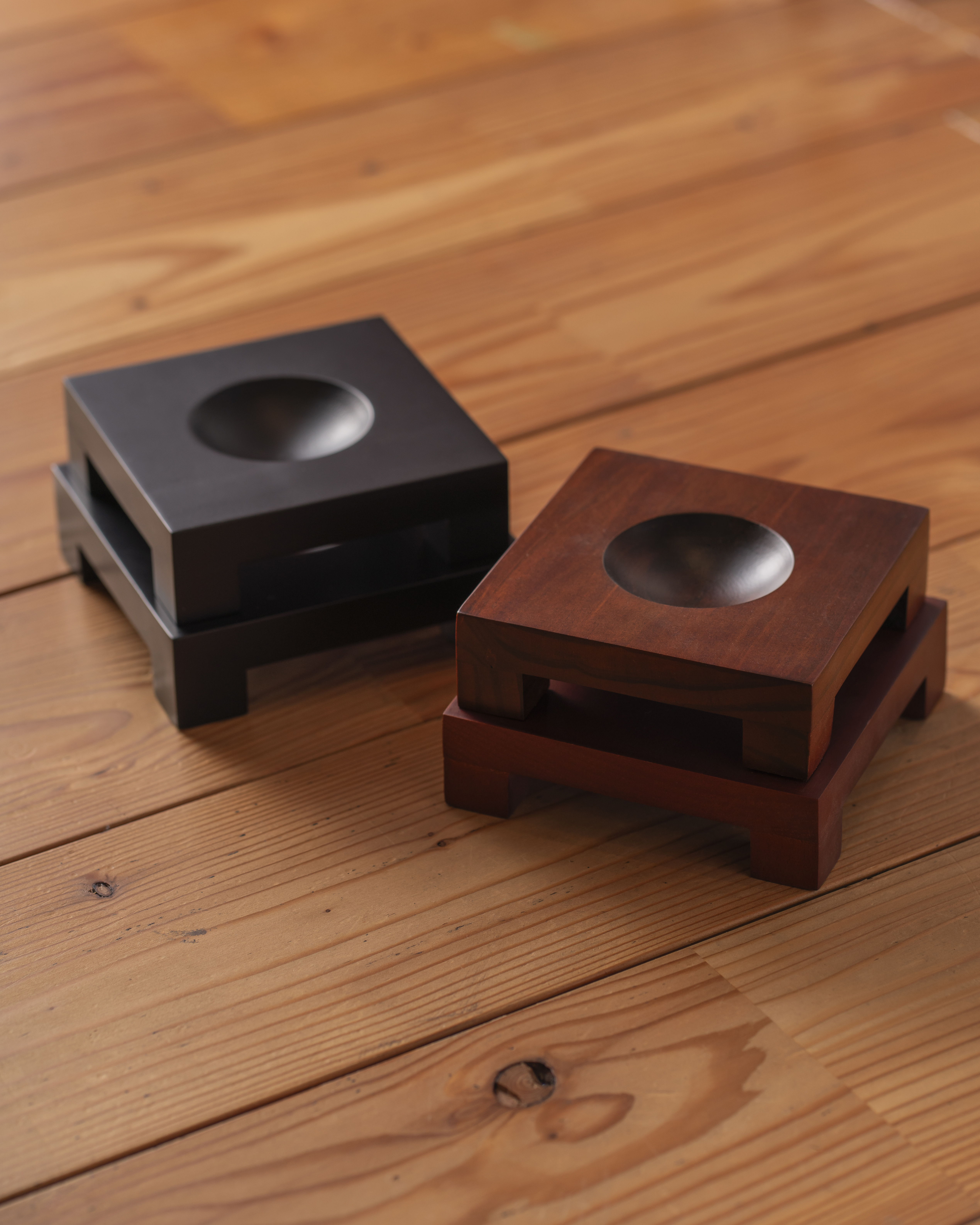 スクエア型木製台座（4.5インチ用/6インチ用）