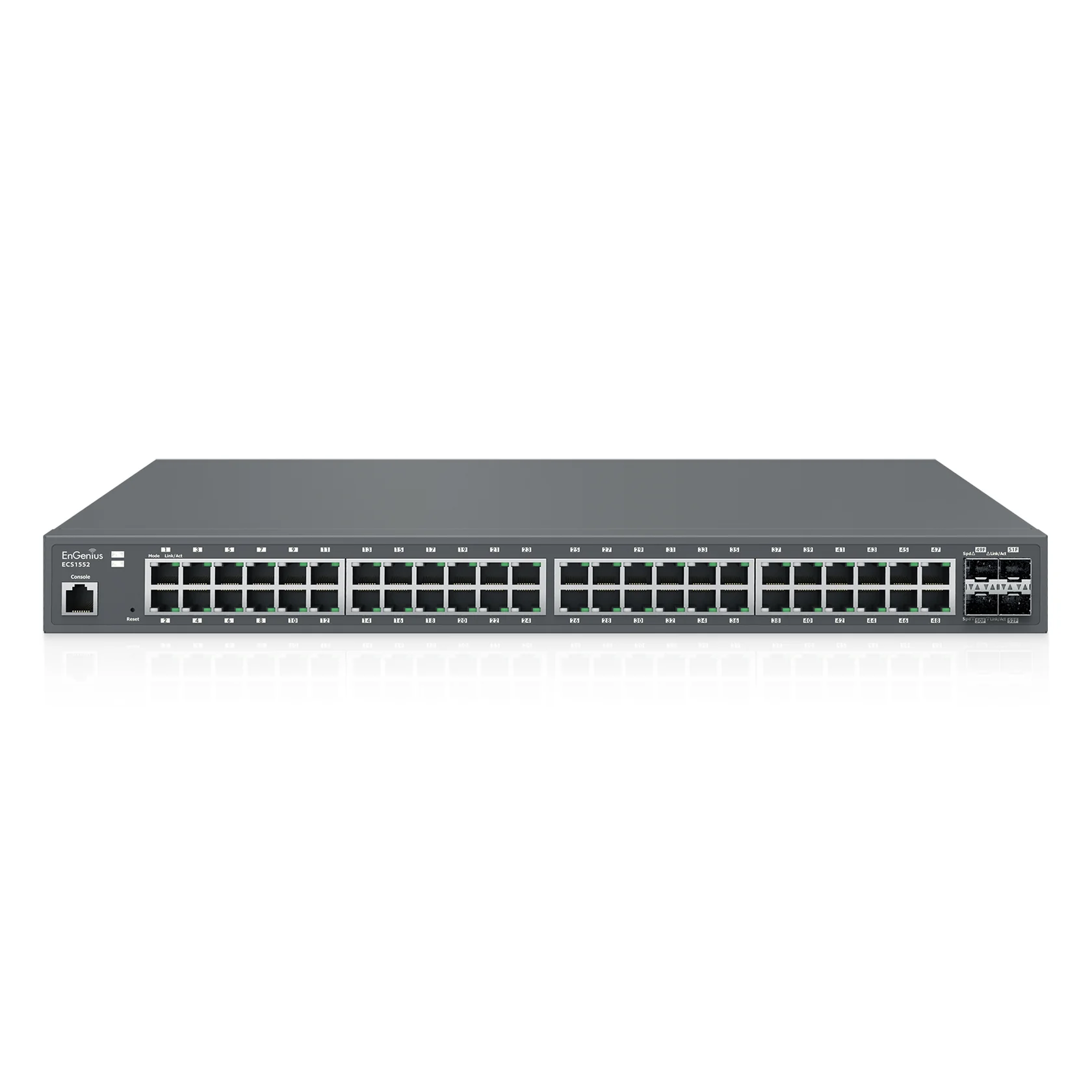 Gigabit L2スイッチ ECS1552、GE*48, SFP plus*4