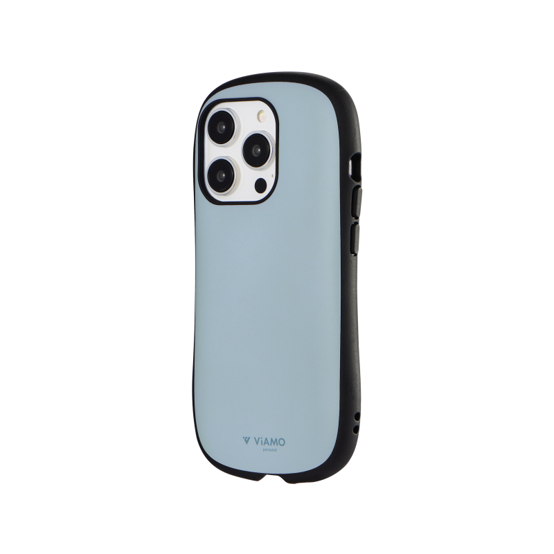 iPhone 14 Pro 耐衝撃ハイブリッドケース 「ViAMO personal」 ライトブルー