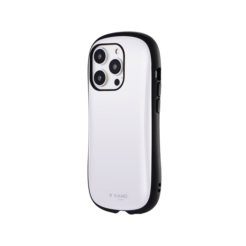iPhone 14 Pro 耐衝撃ハイブリッドケース 「ViAMO personal」 ソリッドホワイト