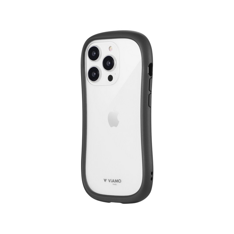 iPhone 14 Pro 耐傷・耐衝撃ハイブリッドケース 「ViAMO freely」 ダークグレー