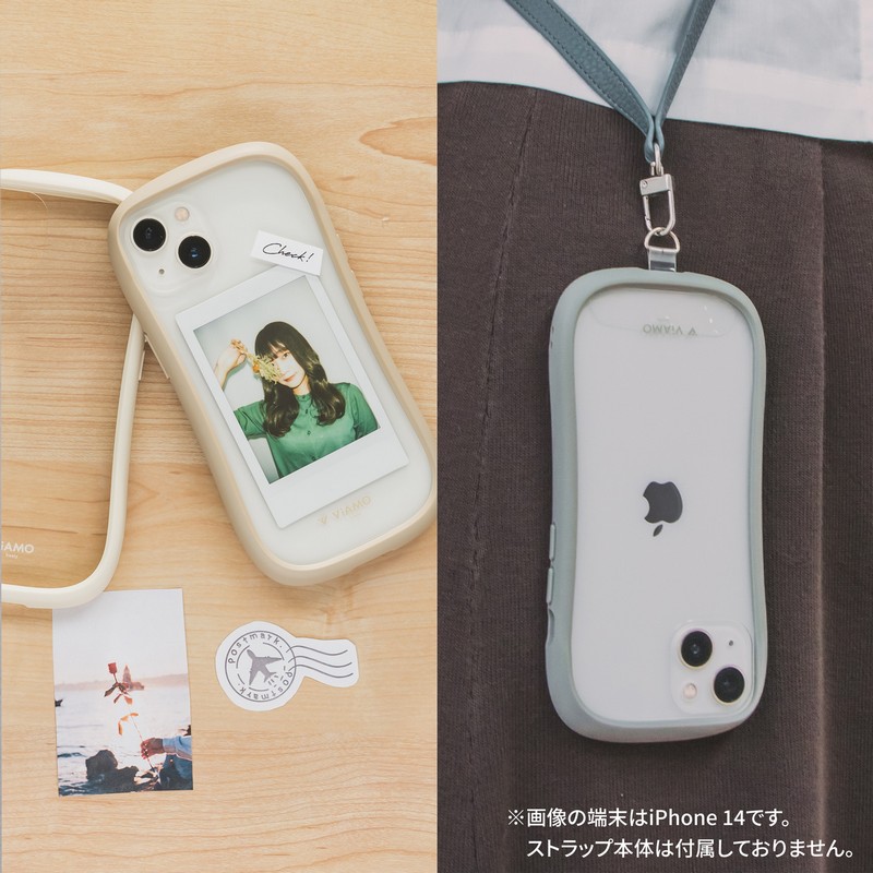 iPhone 14 Pro 耐傷・耐衝撃ハイブリッドケース 「ViAMO freely」 ダークグレー