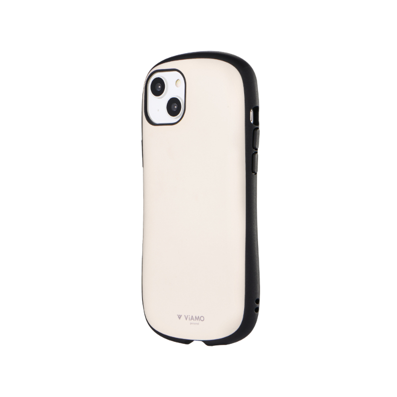 iPhone 14 Plus 耐衝撃ハイブリッドケース 「ViAMO personal」 ホワイトベージュ