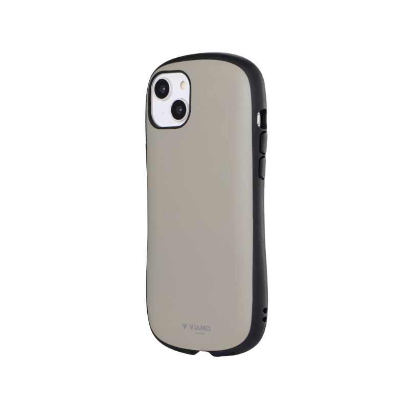 iPhone 14 Plus 耐衝撃ハイブリッドケース 「ViAMO personal」 グレージュ