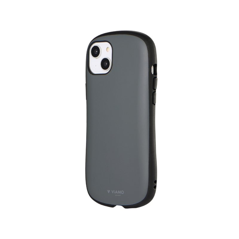iPhone 14 Plus 耐衝撃ハイブリッドケース 「ViAMO personal」 ダークグレー