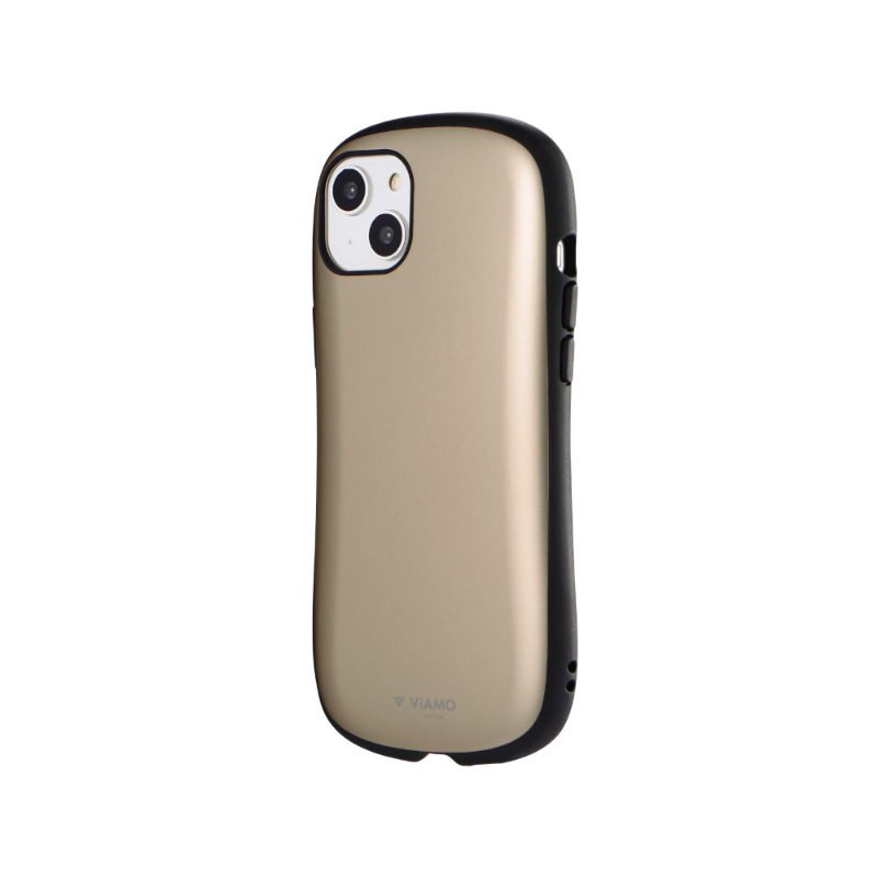 iPhone 14 Plus 耐衝撃ハイブリッドケース 「ViAMO personal」 メタルシャンパン